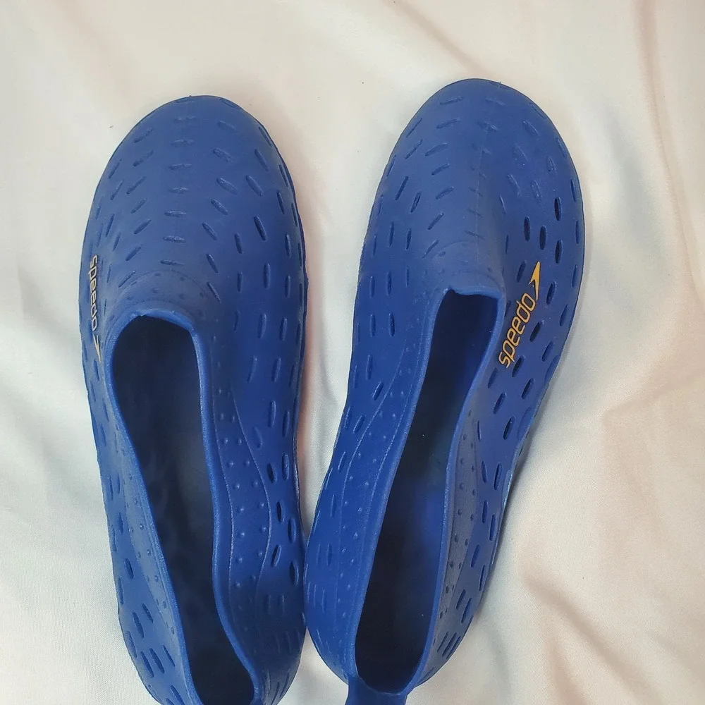 Speedo Swim Shoes Blue XL 11/12 Toddler‎ Jelly
